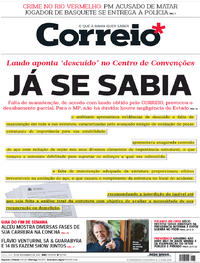 Capa do jornal Correio 10/11/2017