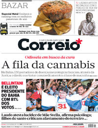 Capa do jornal Correio 10/12/2017