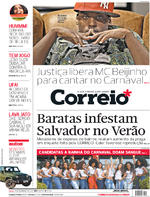 Capa do jornal Correio 11/02/2017