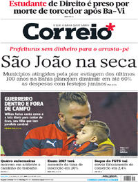 Capa do jornal Correio 11/04/2017