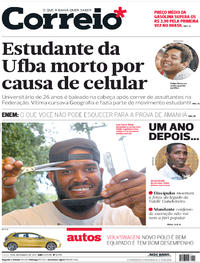 Capa do jornal Correio 11/11/2017