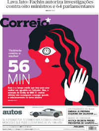 Capa do jornal Correio 12/04/2017