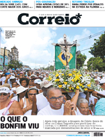 Capa do jornal Correio 13/01/2017