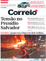 Capa do jornal Correio 14/01/2017
