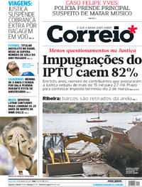 Capa do jornal Correio 14/03/2017