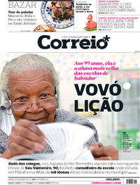 Capa do jornal Correio 15/10/2017