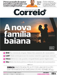 Capa do jornal Correio 15/11/2017