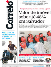 Capa do jornal Correio 16/04/2017