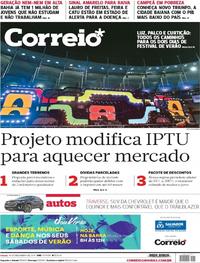 Capa do jornal Correio 16/12/2017