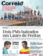Capa do jornal Correio 17/01/2017