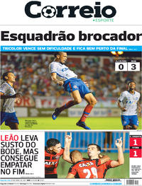 Capa do jornal Correio 17/04/2017