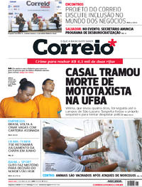 Capa do jornal Correio 17/05/2017