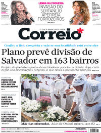 Capa do jornal Correio 17/06/2017