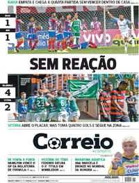 Capa do jornal Correio 17/07/2017