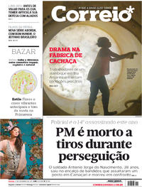 Capa do jornal Correio 17/09/2017