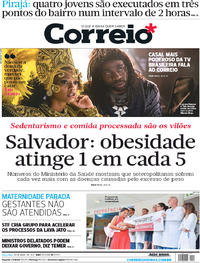 Capa do jornal Correio 18/04/2017