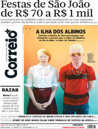 Capa do jornal Correio 18/06/2017