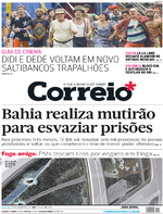 Capa do jornal Correio 19/01/2017