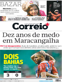 Capa do jornal Correio 19/03/2017