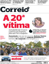 Capa do jornal Correio 19/04/2017