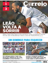 Capa do jornal Correio 19/06/2017