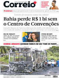Capa do jornal Correio 19/09/2017
