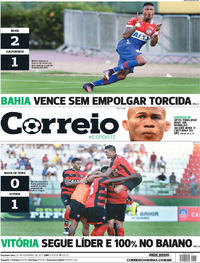 Capa do jornal Correio 20/02/2017
