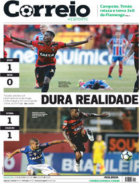 Capa do jornal Correio 20/11/2017