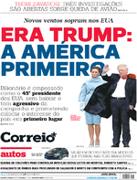 Capa do jornal Correio 21/01/2017