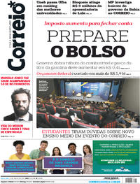 Capa do jornal Correio 21/07/2017