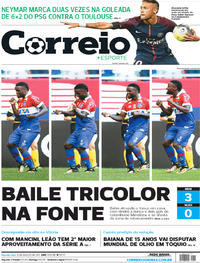 Capa do jornal Correio 21/08/2017