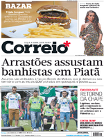 Capa do jornal Correio 22/01/2017