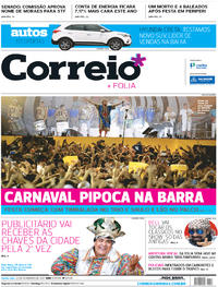 Capa do jornal Correio 22/02/2017