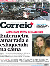 Capa do jornal Correio 22/04/2017