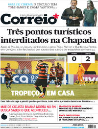Capa do jornal Correio 22/06/2017