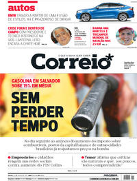 Capa do jornal Correio 22/07/2017