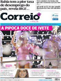 Capa do jornal Correio 24/02/2017