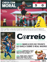 Capa do jornal Correio 24/04/2017