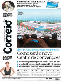 Capa do jornal Correio 24/10/2017