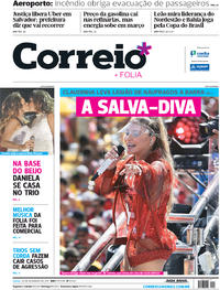 Capa do jornal Correio 25/02/2017