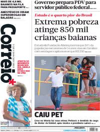 Capa do jornal Correio 25/07/2017
