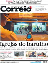 Capa do jornal Correio 25/12/2017