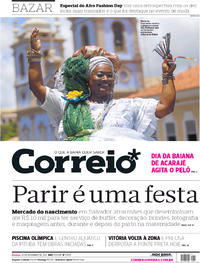 Capa do jornal Correio 26/11/2017