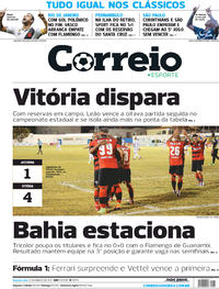 Capa do jornal Correio 27/03/2017