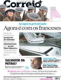 Capa do jornal Correio 27/07/2017