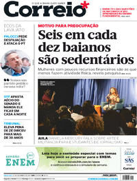 Capa do jornal Correio 27/09/2017