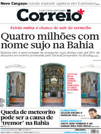 Capa do jornal Correio 28/03/2017