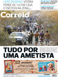 Capa do jornal Correio 28/05/2017