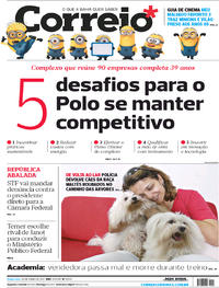 Capa do jornal Correio 29/06/2017
