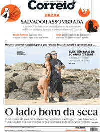Capa do jornal Correio 29/10/2017